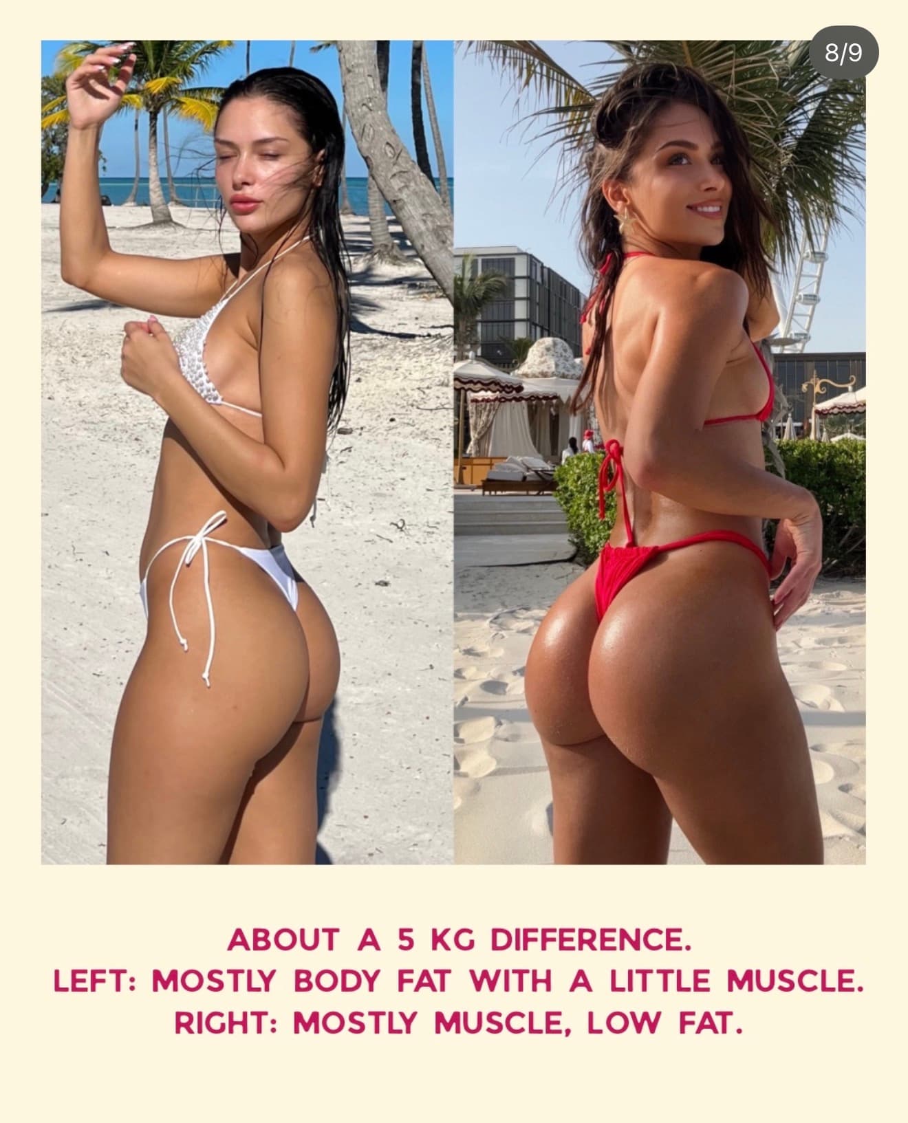 Anja before & after 2